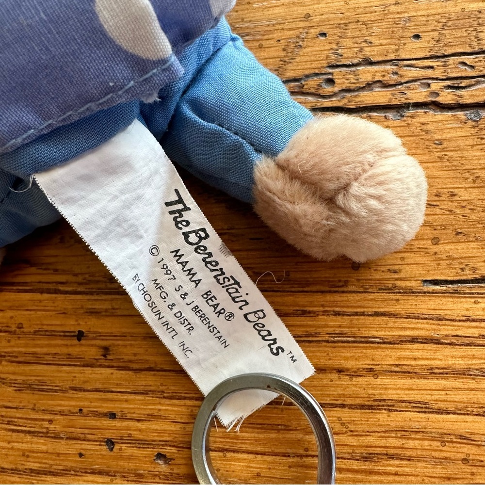 Berenstain Bears Mama Bear Vintage Plush Keychain Rare - Picture 3 of 4